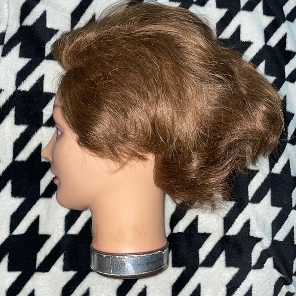 Vintage Pivot Point Viola Cosmetic Styling  Practice Head Model Brown Chilu Hair - Picture 7 of 14